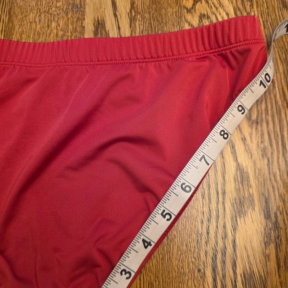 Lifeguard M Red 2 Piece Bikini Set Guard Graphic Sporty Swimsuit Womens Uniform - Picture 7 of 16